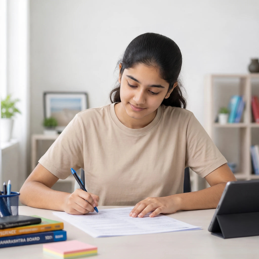 Class 10 CBSE student preparing with Chate Prep Plus